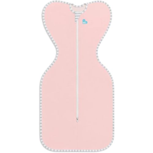 Love to Dream Swaddle UP, Baby Sleep Sack, Self-Soothing Swaddles for Newborns, Improves Sleep, Snug Fit Helps Calm Startle Reflex, New Born Essentials for Baby, 1.0 TOG, 5-8.5 lbs, Pink
