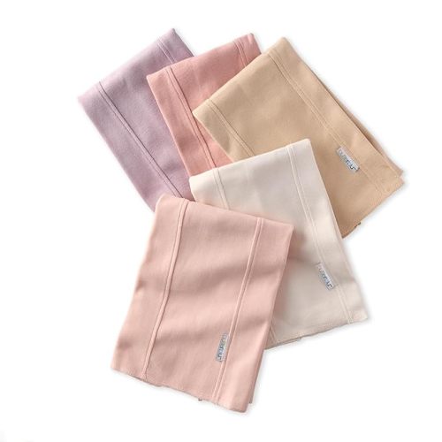 Bailey 5-Pack Burp Cloths 100% Organic Cotton Knit for Newborn & Baby Boys & Girls, Sorbet, One Size