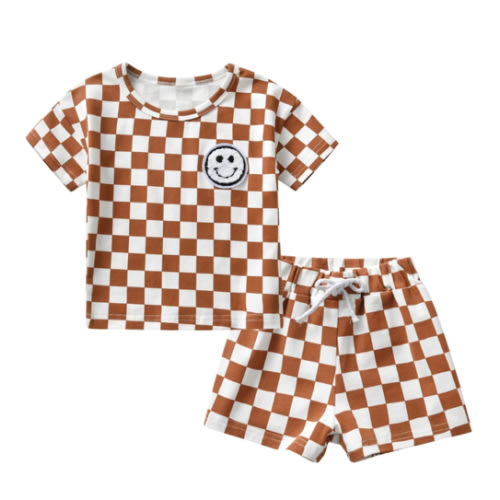 Checkerboard Smiley Set – The Ollie Bee