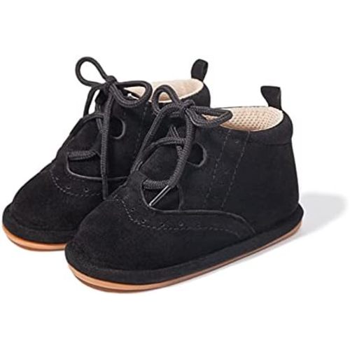 Baby Boys Girls Booties Fleece Anti-Slip Soft Sole Boots Toddler First Walker Warm Shoes