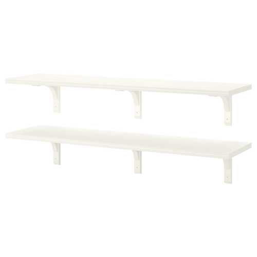 BERGSHULT / RAMSHULT Wall shelf combination - white 120x30 cm