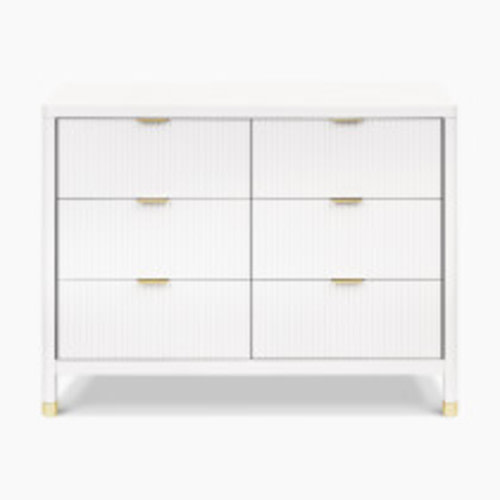 Namesake Brimsley Tambour 6-Drawer Assembled Dresser - Warm White