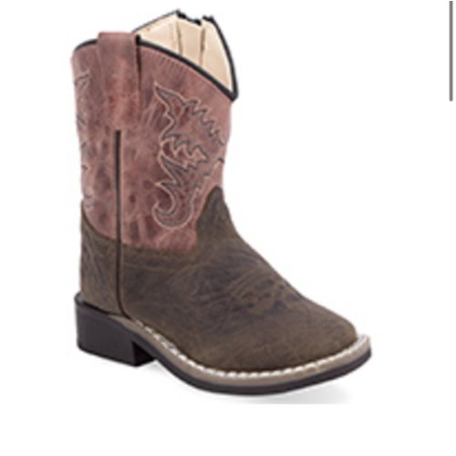 Old West Toddler Girls' Western Boots - Broad Square Toe | Boot Barn