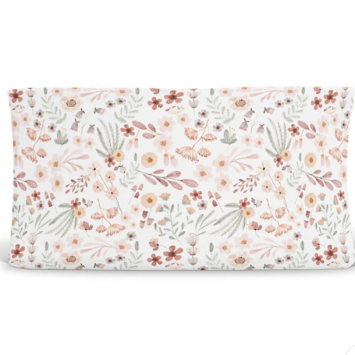 Wren's Wildflower Changing Pad Cover