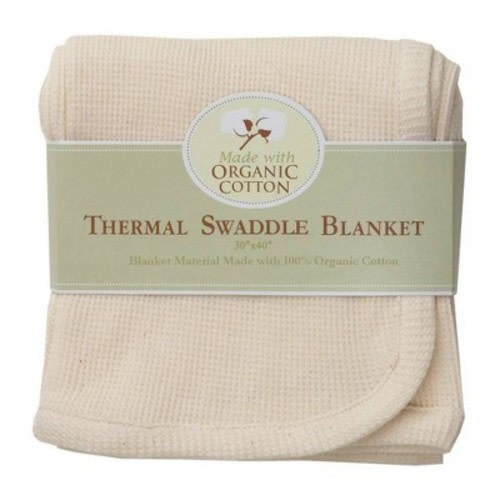 TL Care Organic Cotton Thermal Swaddle Blanket - Natural