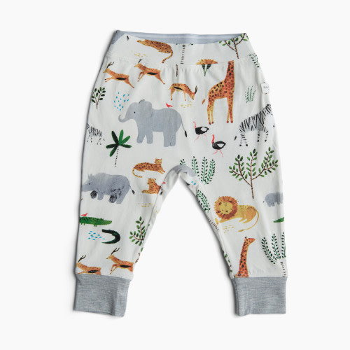 Loulou Lollipop Pants (Tencel) - Safari, 0-3 M
