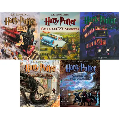 Harry Potter Illustrated Collection 1-5