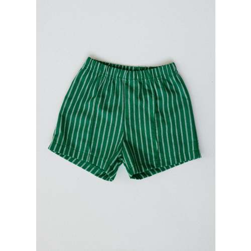 Striped Short- Green