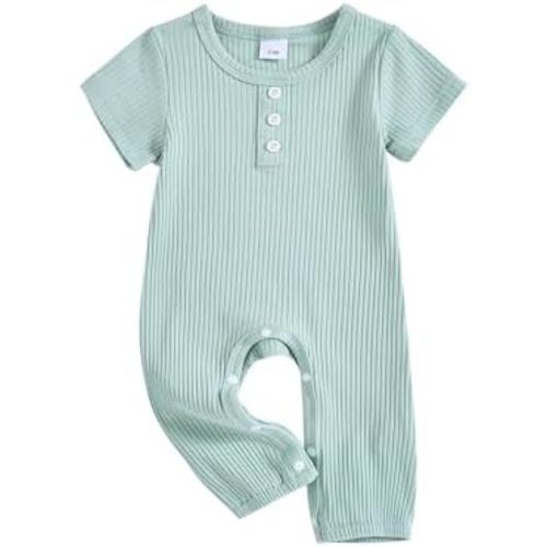 Newborn Baby Girl Clothes Summer Outfits Infant Short Sleeve Romper Jumpsuit Bodysuit Cute Newborn Clothes for Girl