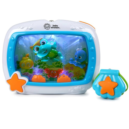 Baby Einstein Sea Dreams Soother Musical Crib Toy and Sound Machine, Newborn and up