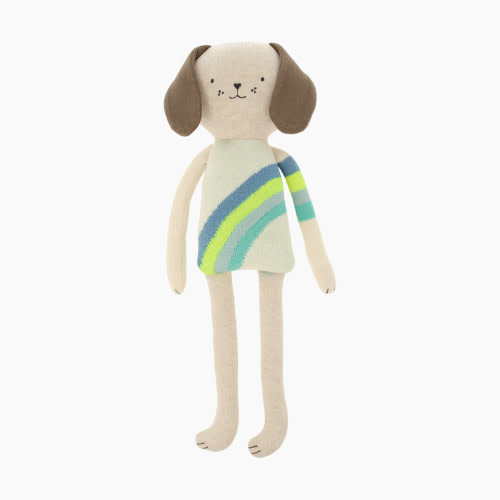 MERI MERI Organic Cotton Stuffed Animal - Martin Small Dog Toy