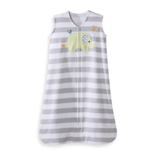 HALO® SleepSack® Small Cotton Wearable Blanket in Grey Elephant - GREY - SMALL