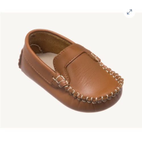 Elephantito Baby Moccasin - Natural Leather