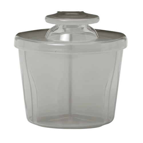Dr. Brown's Baby Formula Dispenser with Snap-On Lid for On-the-Go Feedings,Milk Powder Dispenser for Traveling with Infant,Gray