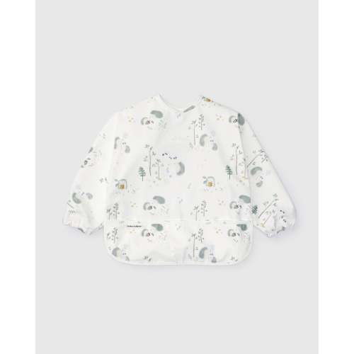Long Sleeve Bib - Hedgehogs