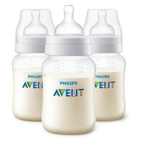 Philips Avent Anti Colic bottle 3pk - Clear, Size: 9oz