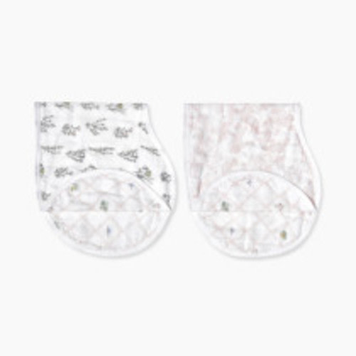 Aden + Anais Silky Soft Burpy Bibs (2 Pack) - French Floral