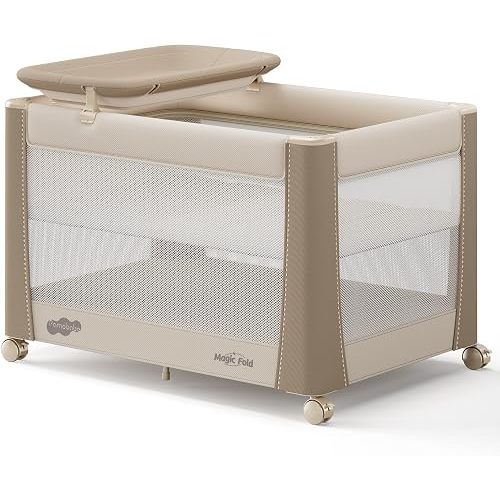 Pamo Babe Deluxe Pack and Play with Bassinet & Changing Table