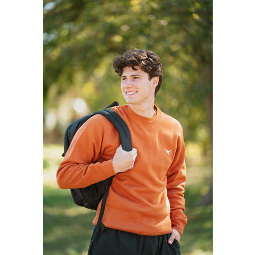 Infant Burnt Orange Bubble Romper | University Co-op