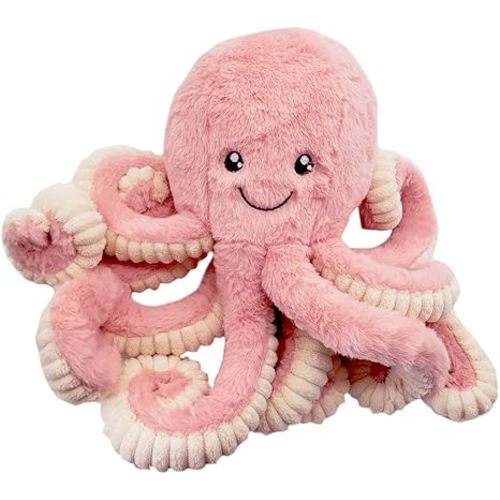 My Super Star Octopus Stuffed Animals Plush Toys for Kids Girls Boys Friends Family Birthday Xmas Gift Present Sea Critters (Pink, Medium (15.7''))