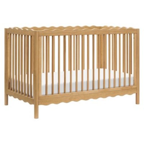 Babyletto Swell 4-in-1 Convertible Crib with Toddler Bed Conversion Kit - Honey