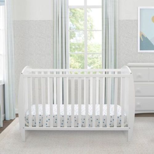 Delta Children Taylor 4-in-1 Convertible Baby Crib - Bianca White