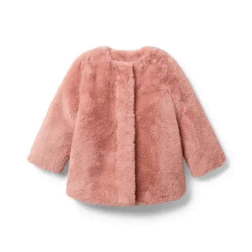 Girl Antique Rose The Front Row Faux Fur Jacket by Janie and Jack