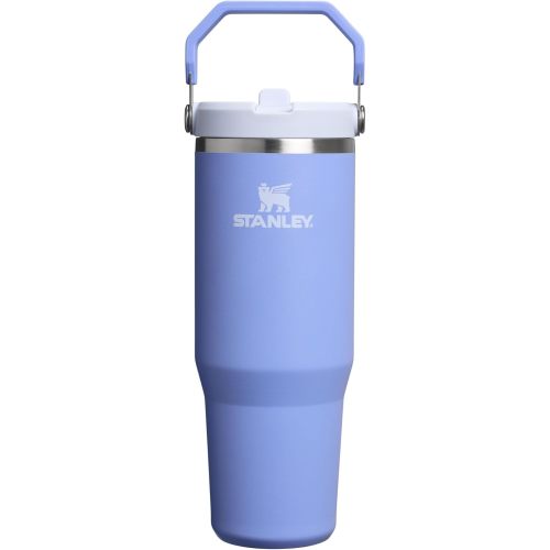 Stanley IceFlow 2.0 Flip Straw Tumbler with Handle 30 oz | Twist On Lid and Flip Up Straw | Leak Resistant Water Bottle | Insulated Stainless Steel | BPA-Free | Hydrangea