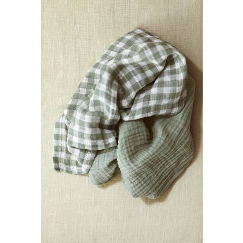 2-PACK COTTON MUSLIN BURP CLOTHS