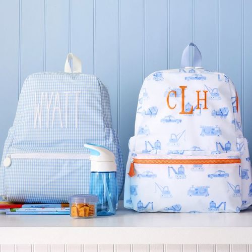 Backpack-Blue Gingham