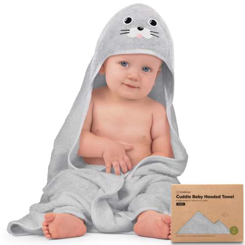 Cuddle Baby Hooded Towel (Seal)