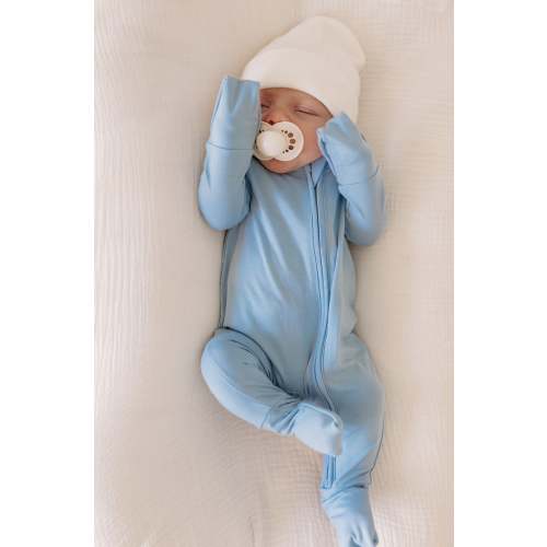 Infant Romper in Cornflower Blue