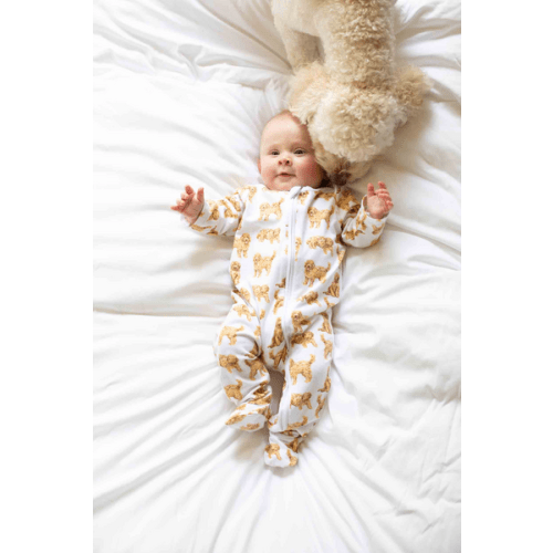Goldendoodle Baby Sleeper | Mud Pie