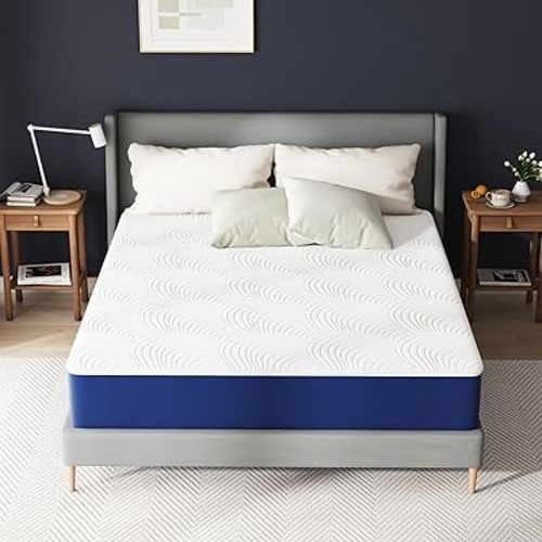 12 Inch Firm Full Mattress,Full Size Mattress Cooling Memory Foam with Washable Zipper Cover, Pressure Relief & Firm Support, Easy Setup