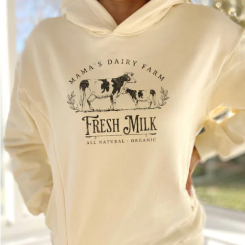 Mama's Dairy Farm Hooded Sweatshirt