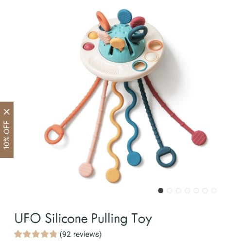 UFO Silicone Pulling Toy