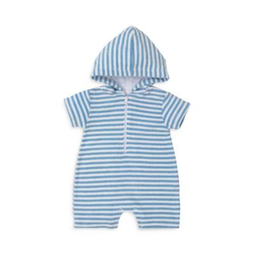 Boys' Hooded Terry Romper - Baby