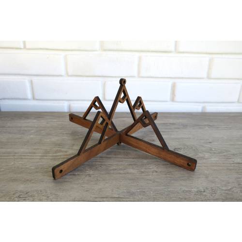 DIY Mountain Mobile Hanger for Nursery, Walnut