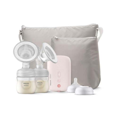 Philips Avent Double Electric Breast Pump with Natural Motion technology, SCF393/82, Avent Double Electric Breast Pump Motion tech