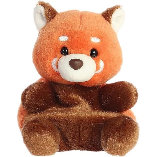 Aurora® Adorable Palm Pals™ Rei Red Panda™ Stuffed Animal - Pocket-Sized Play - Collectable Fun - Brown 5 Inches