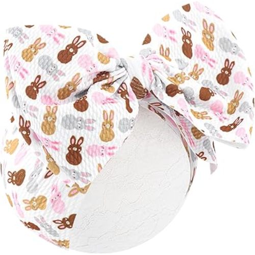 YanJie Easter Hairbands Baby Girl Headbands Cheer Bows Bunny Headband Easter Hairbands Hair Accessories Gifts for Infant Easter Gifts