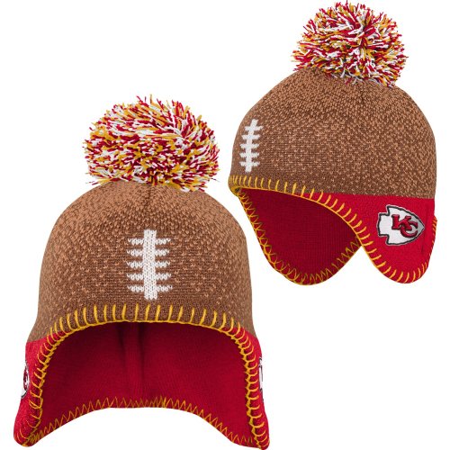 Outerstuff Infants' Chiefs Football Head Knit Hat