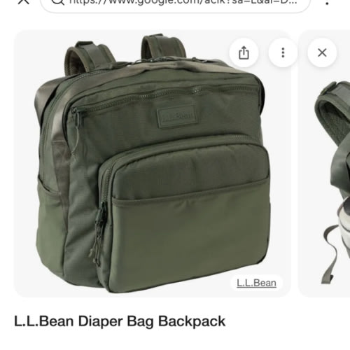 LL BEAN diaper bag