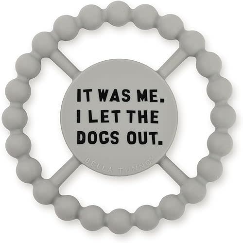 Baby Teether by Bella Tunno, Silicone Teethers for Babies 3-6 Months, 6-12 Months, Baby Toys, Pacifier, Teething Relief, Boys, Girls, Dogs Out