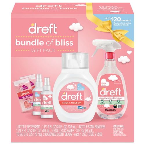 Dreft Original Bundle of Bliss Laundry Detergent Gift Pack