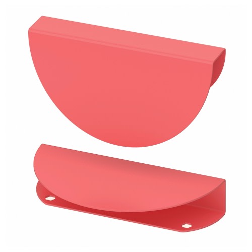 BEGRIPA Handle - light red/half-round 5 1/8 "