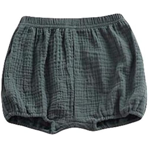 LOOLY Baby Bloomers Unisex Baby Girls Boys Cotton Linen Blend Shorts