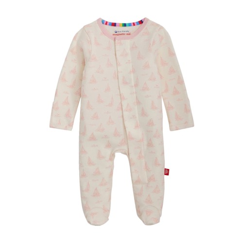 Tiny Tides Organic Cotton Footie, Newborn