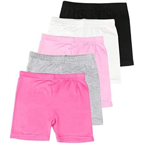 BOOPH Girls Dance Shorts Breathable Bike Shorts for Sports Play Underdress 2-10Y