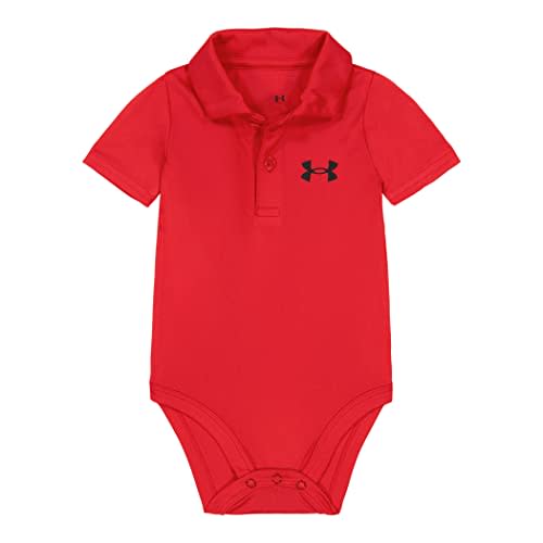 Under Armour baby-boys Logo Polo Bodysuit, Short Sleeve